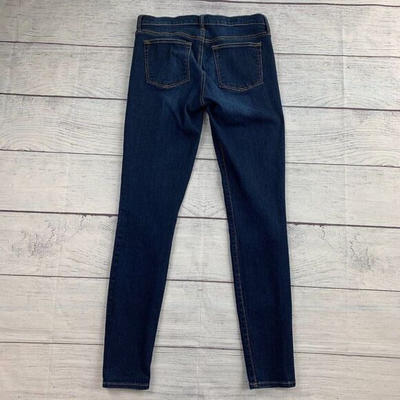 Gap 1969 Jeans sz 28 L Legging Skinny Dark Wash Inseam 31" Women's - Picture 4 of 10